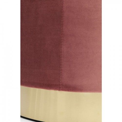 TABURETE 55 CM PIEL PU Y DISEÑO KARE CEREZA ORO 