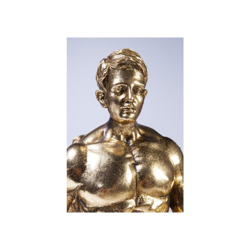 GOUDEN MANNEN EVOLUTIE KARE DESIGN BEELDJE