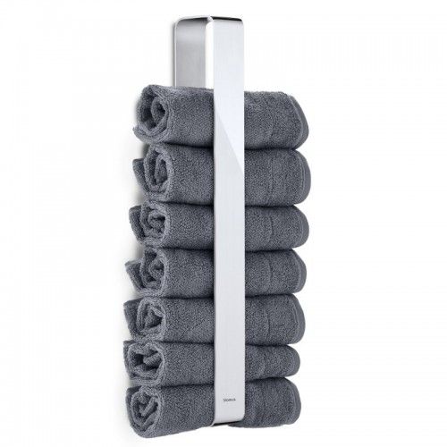 Suporte de toalha de parede de aço inoxidável escovado NEXIO Blomus