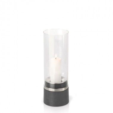 Photophore de vidro com vela de Piedra Blomus