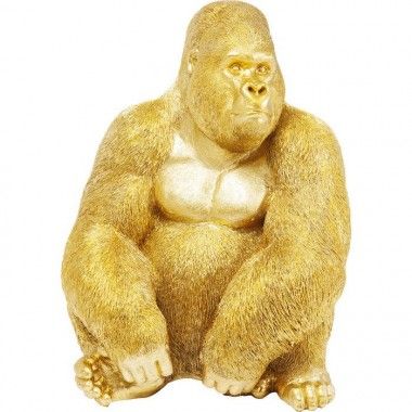 Estátua Gorille Dore 38 cm Macaco Kare Design 2