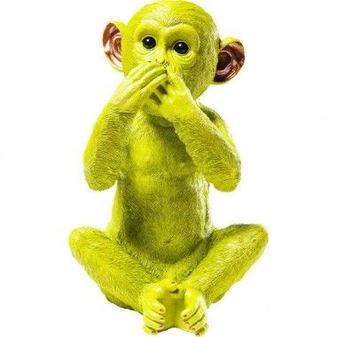 Mizaru Kare Design Verde Chimpanze Camisa