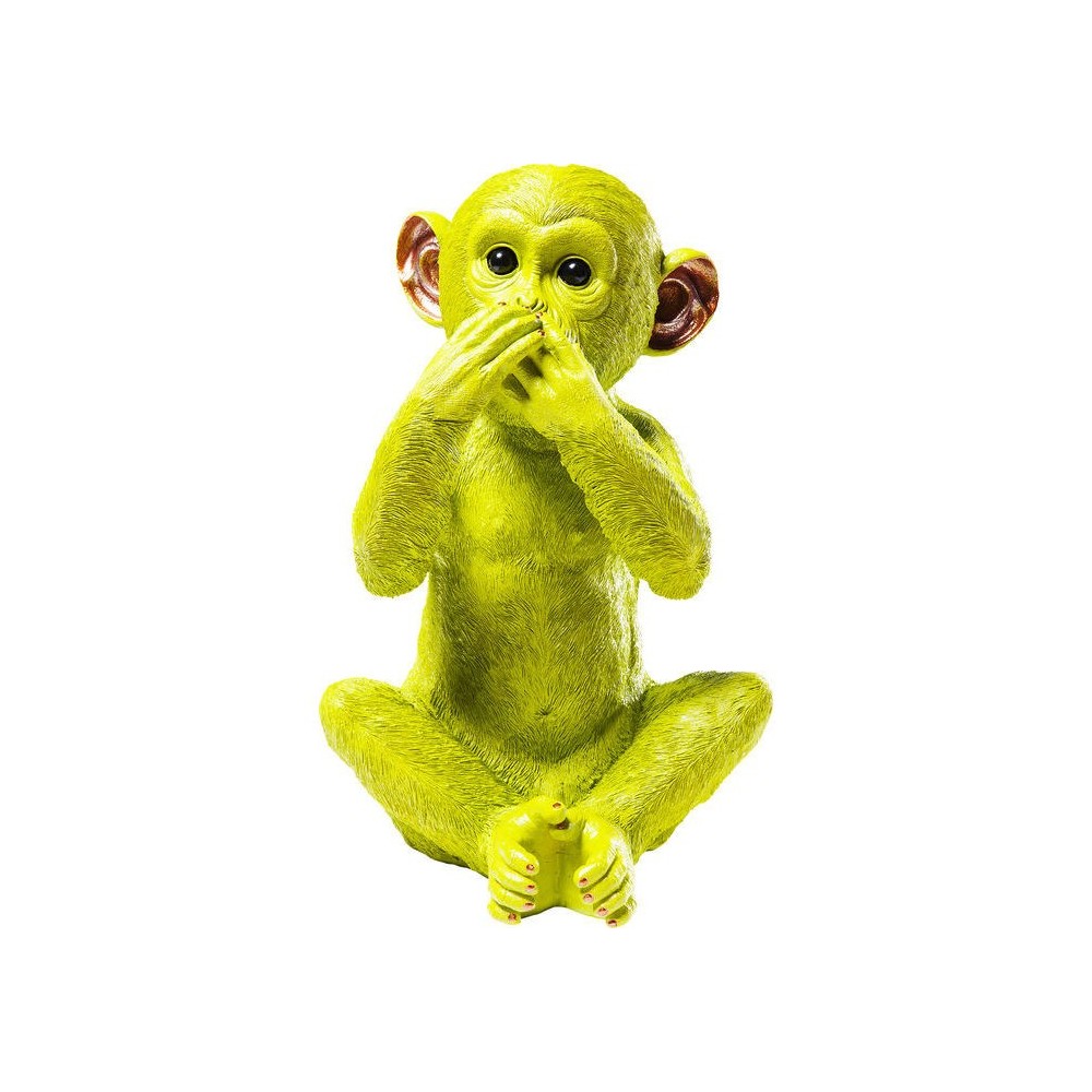 Mealheiro MIZARU MONKEY verde KARE Design — vista frontal