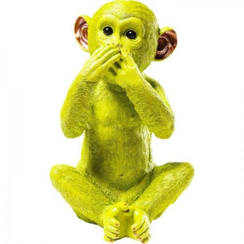 Mealheiro MIZARU MONKEY verde KARE Design — vista frontal