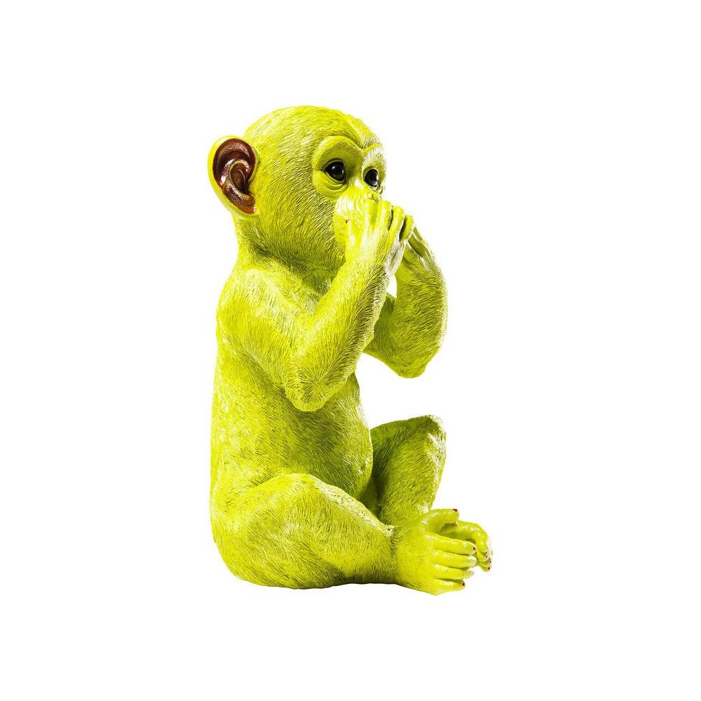 TIRELIRE CHIMPANZE VERT MIZARU KARE DESIGN