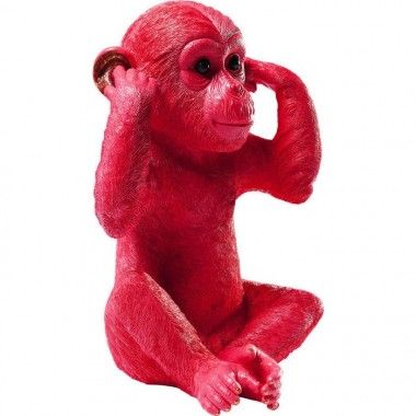 Mizaru Chimpanzé Vermelho Piggy Fogo 2