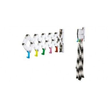 Cromo de porta extensível de casaco e tempo presente multicolorido 2