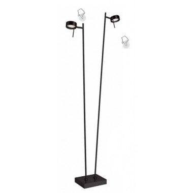 Lâmpada de piso de Black Touch Bling SOMPEX