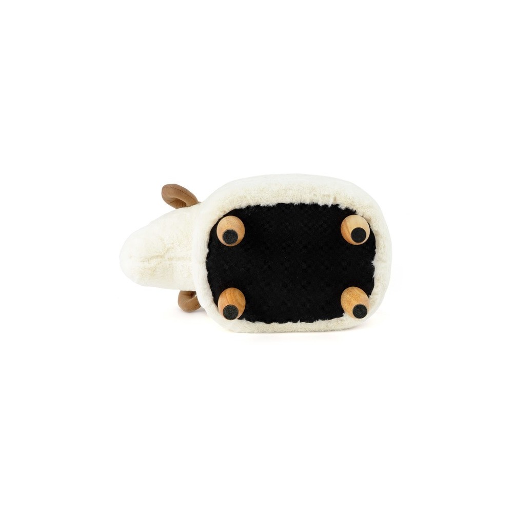 Puff branco de ovelha
