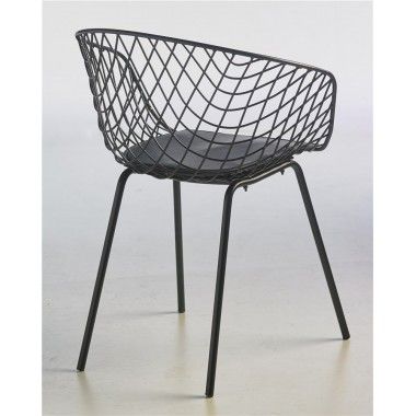 Design de poltrona de design preto molhado 2