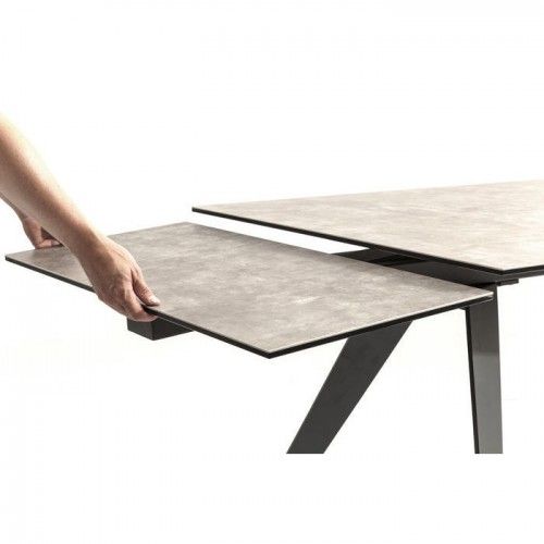 AMSTERDAM DARK ceramic extending table 160-240 cm