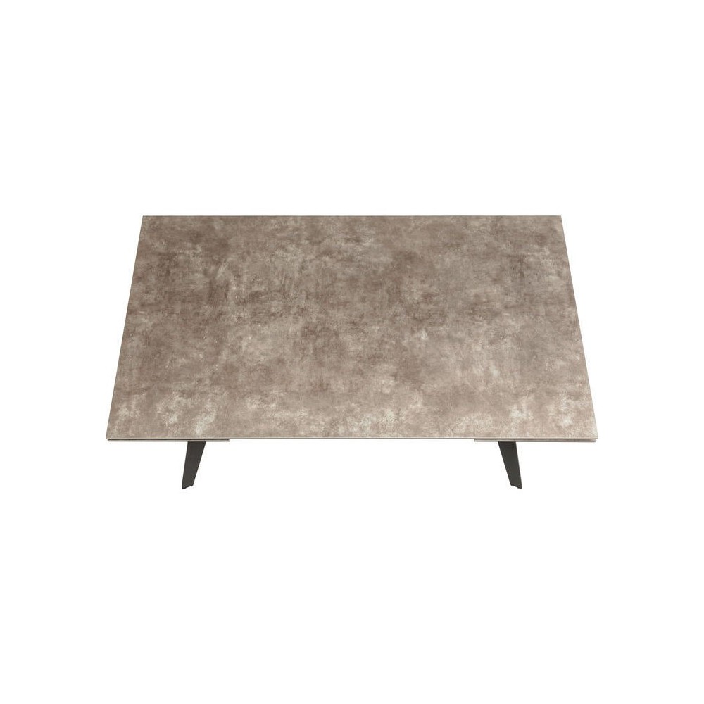 AMSTERDAM DARK Ausziehtisch aus Keramik 160-240 cm
