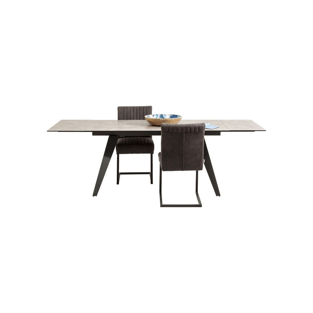 AMSTERDAM DARK ceramic extending table 160-240 cm