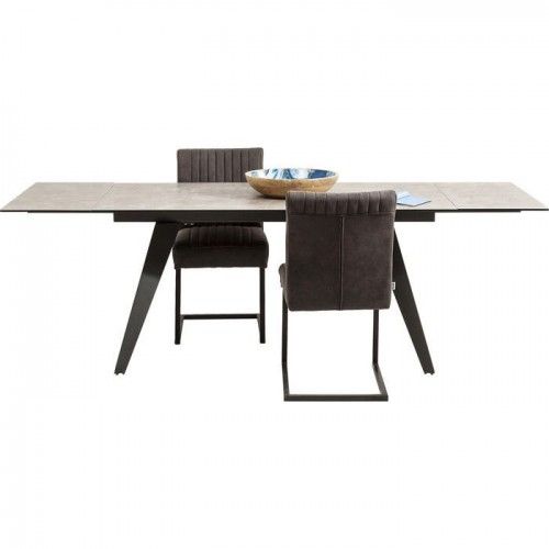 AMSTERDAM DARK ceramic extending table 160-240 cm