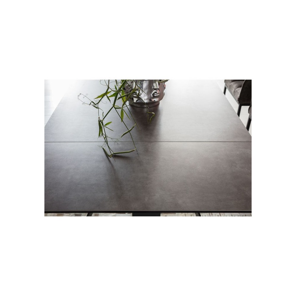 AMSTERDAM DARK ceramic extending table 160-240 cm