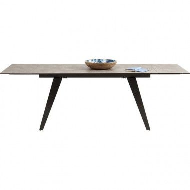 AMSTERDAM DARK Ausziehtisch aus Keramik 160-240 cm
