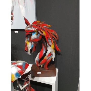 Paardenkop veelkleurig metaal 2