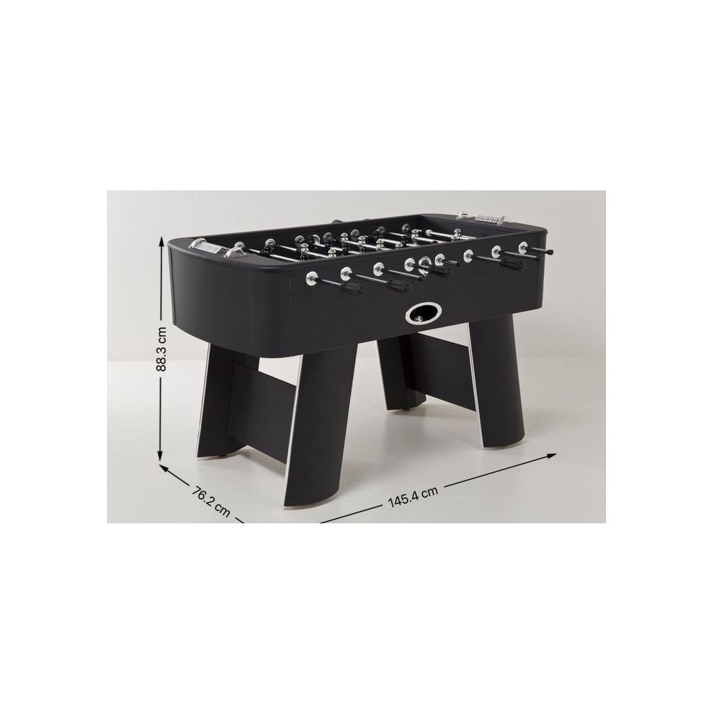 KARE Design WORLD CUP black football table – 145 cm