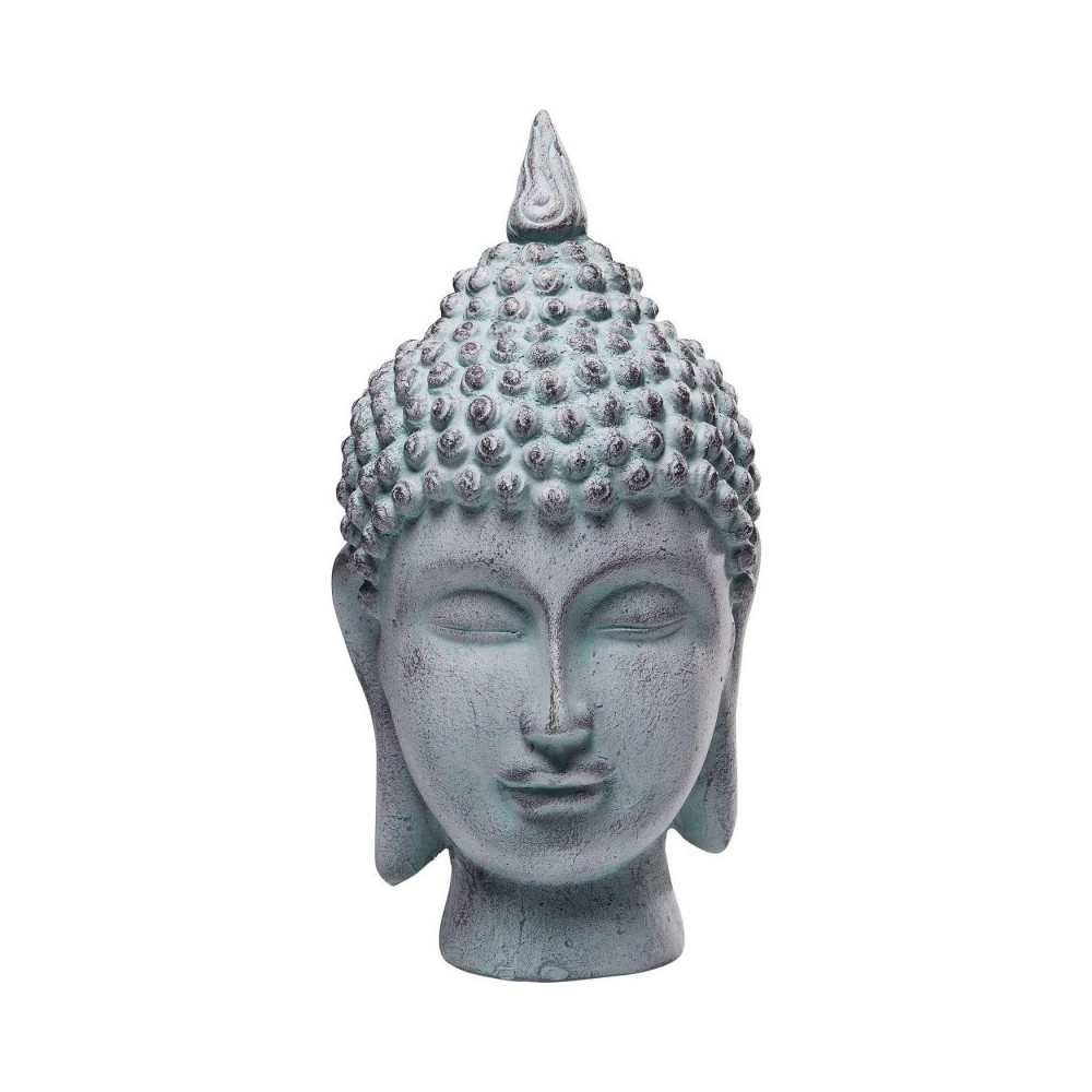 Estátua cabeça e busto Buda Chama 30 cm