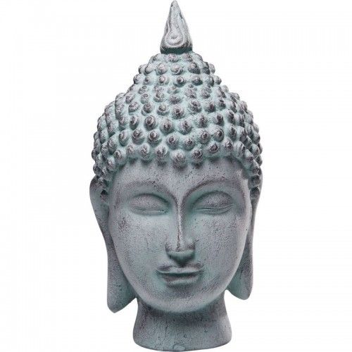 Estátua cabeça e busto Buda Chama 30 cm