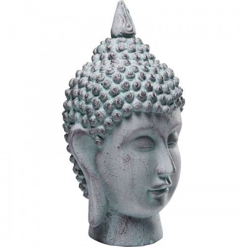 Estátua cabeça e busto Buda Chama 30 cm