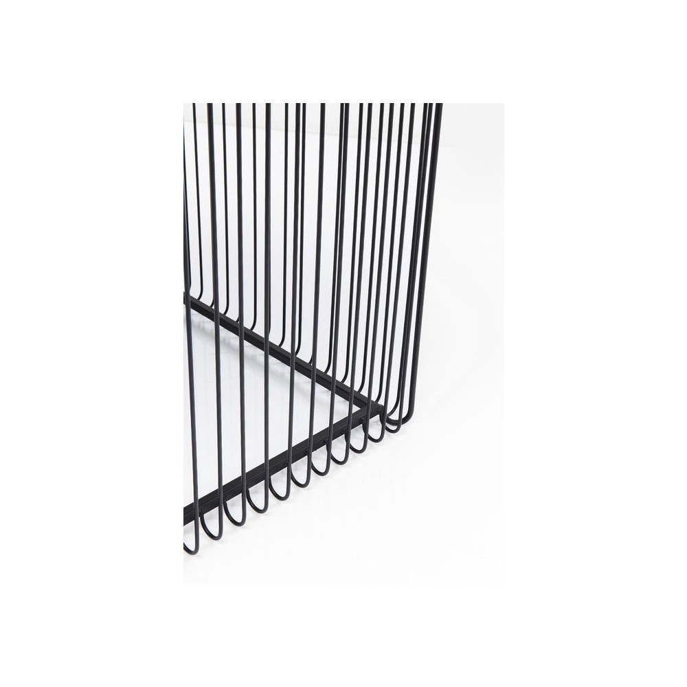 Set of 2 black WIRE side tables