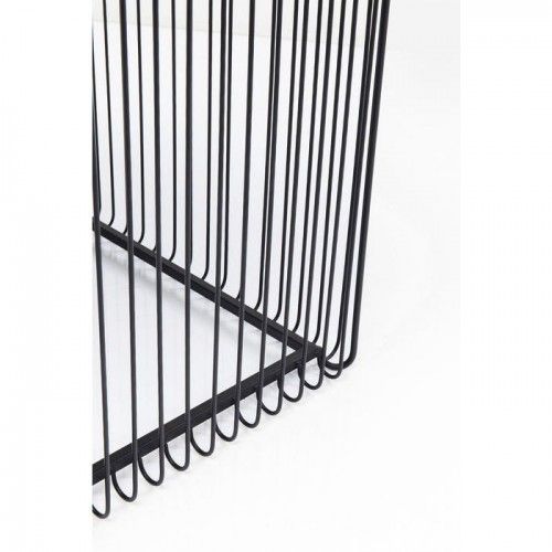 Set de 2 tables d'appoint noires WIRE