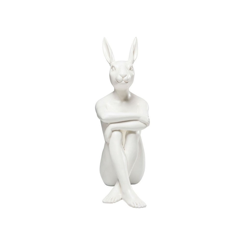White decorative rabbit figurine RABBIT