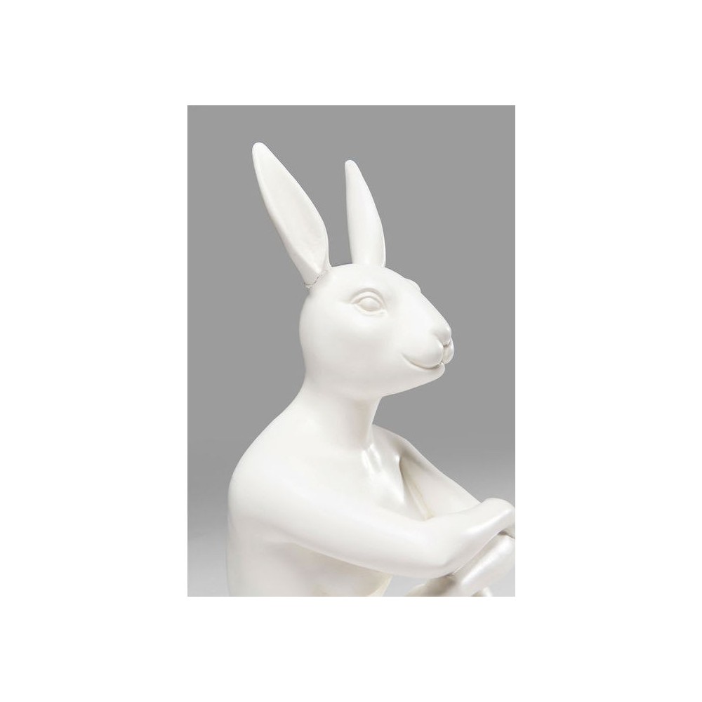 White decorative rabbit figurine RABBIT
