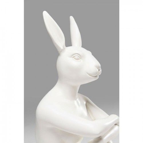 White decorative rabbit figurine RABBIT
