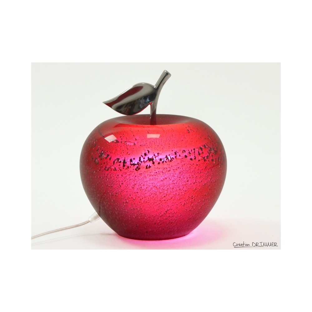 Lâmpada de maçã vermelha de manzana