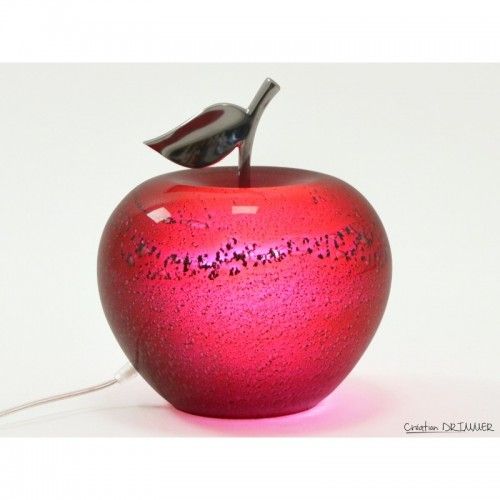Lâmpada de maçã vermelha de manzana