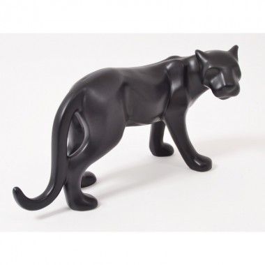 Estátua Panthere Stand Black Mate Spirit