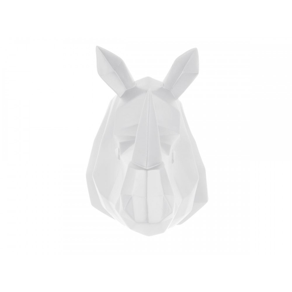 Hoofd van een witte neushoorn