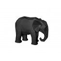 Statue éléphant noir ORIGAMI