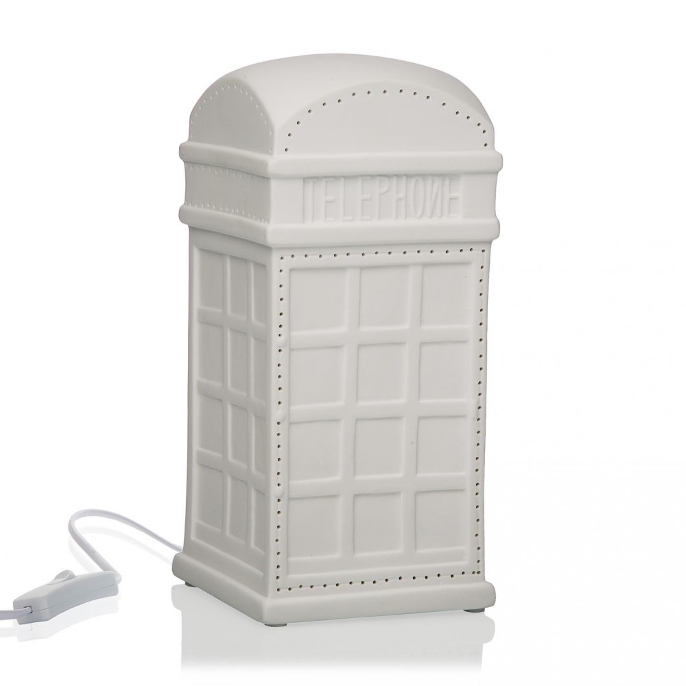 Lâmpada branca da cabine do telefone da porcelana