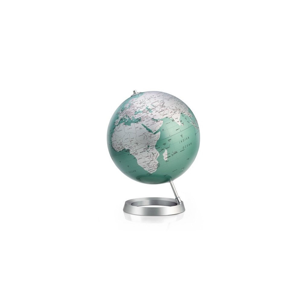 Projeto da hortelã do globo da terra na base de alumínio