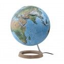 Globe terrestre lumineux FCR en relief