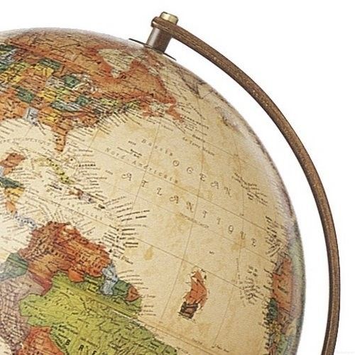 Lámpara de pie Globe iluminada Sylvia Antique
