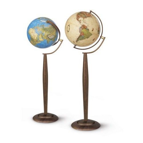 Lámpara de pie Globe iluminada Sylvia Antique