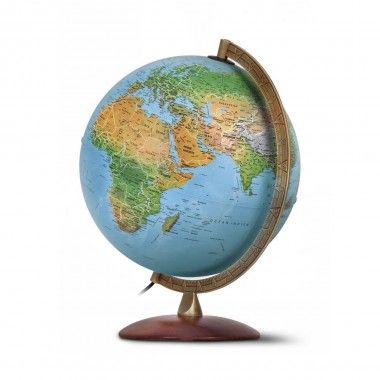 Capitais internacionais de globo terrestre e bordas brilhantes Astra