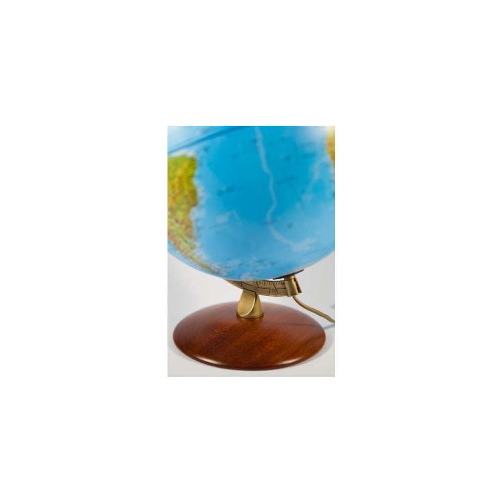 Earth globe capitals and bright borders Astra