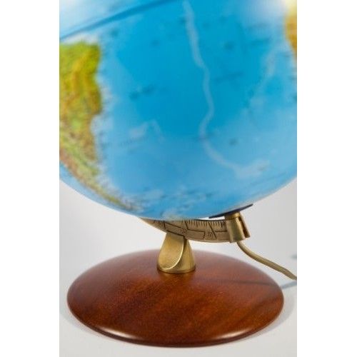 Earth globe capitals and bright borders Astra