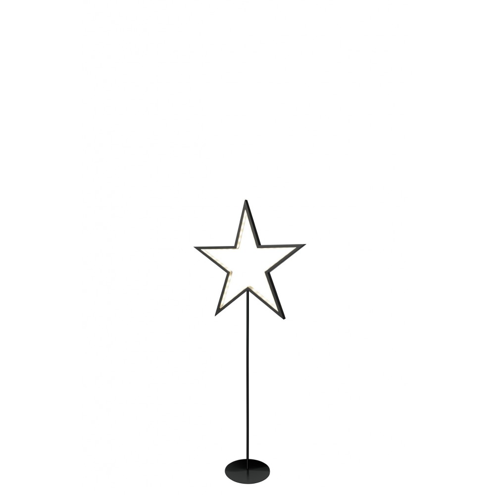 Lâmpada de estrela preta Lucy