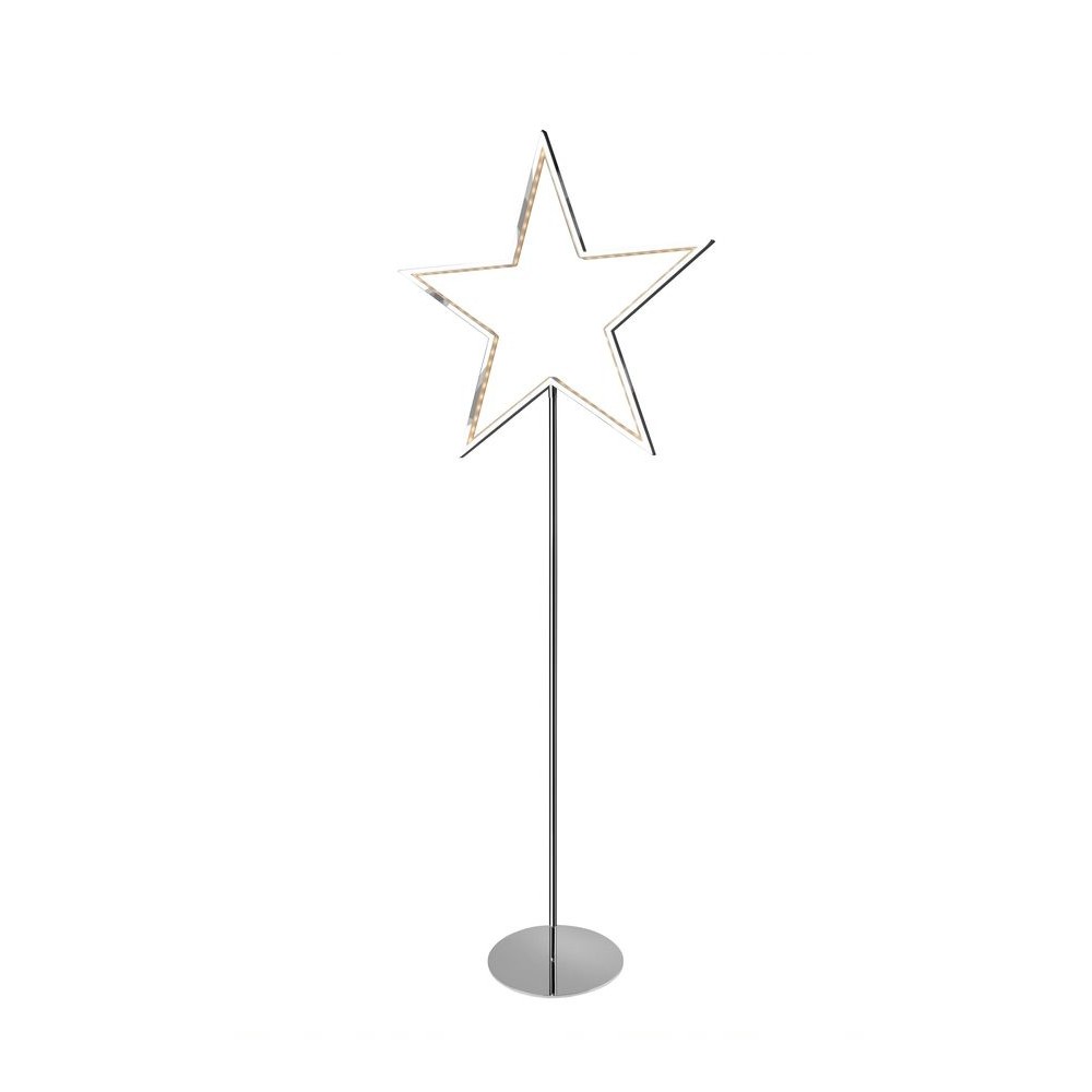 Chrome Led Lucy Star Floor Lamp 130