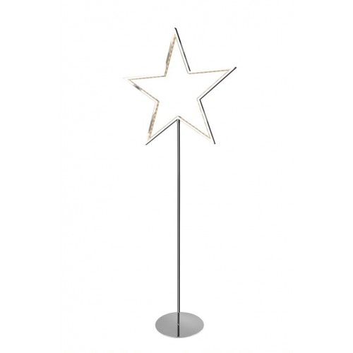 Chrome Led Lucy Star Floor Lamp 130