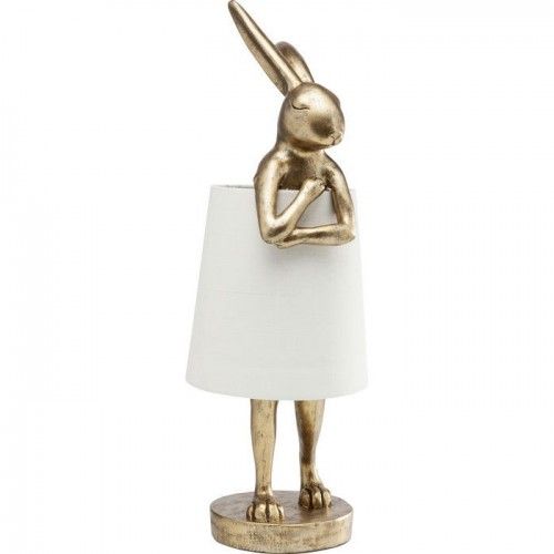 KONIJN gouden konijn tafellamp