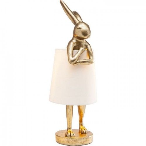 RABBIT Lámpara de mesa conejo dorado