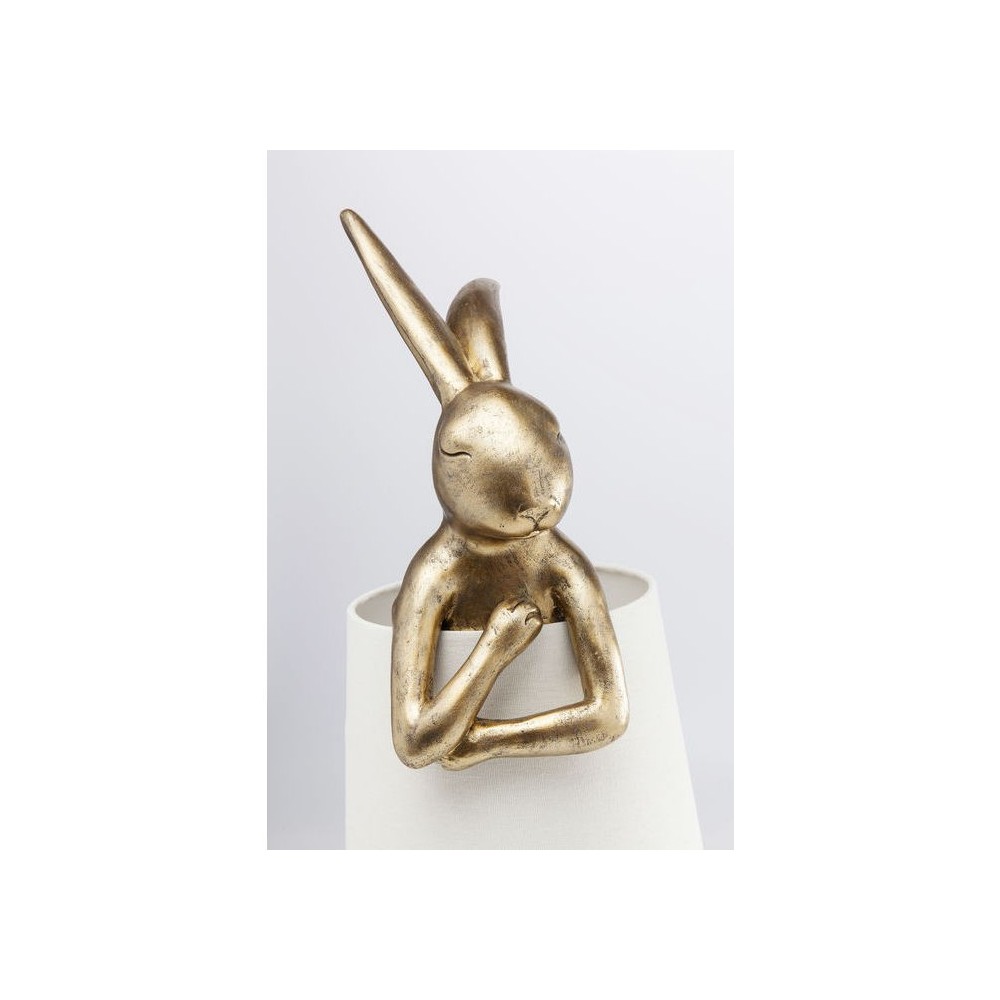 RABBIT Lámpara de mesa conejo dorado