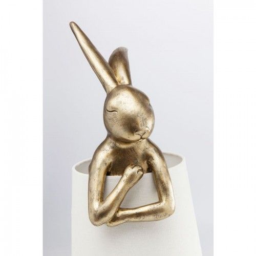 RABBIT Lámpara de mesa conejo dorado